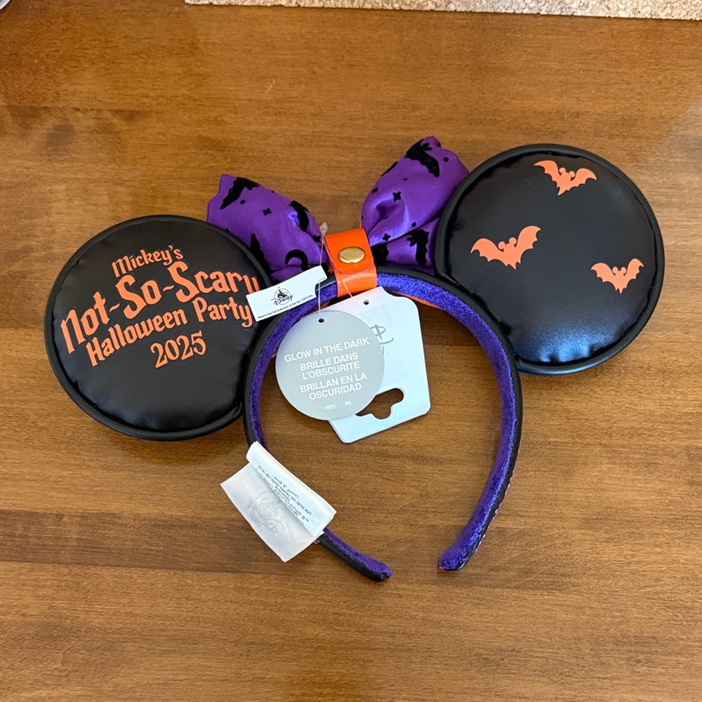 2025 Disney Parks Mickey’s Not So Scary Halloween Party Castle Ear Headband NWT